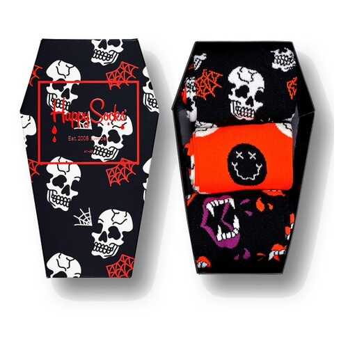Носки Happy Socks Halloween 3-Pack Gift Box разноцветные 40-46 в Эстель Адони