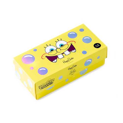 Носки Happy Socks SpongeBob 3 разноцветные 40-46 в Эстель Адони