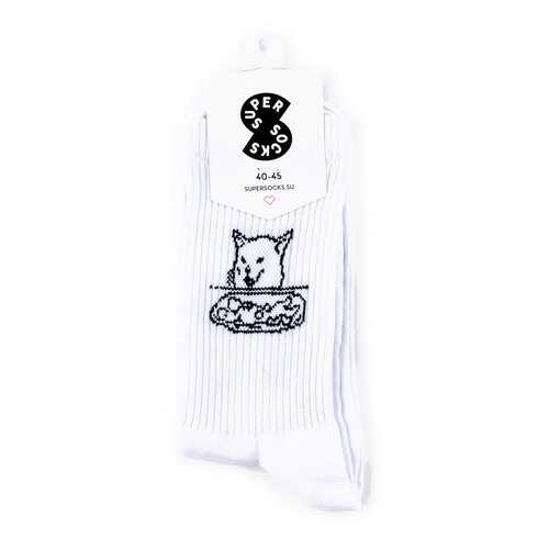 Носки Super Socks Кот Мем белые 35-40 в Эстель Адони