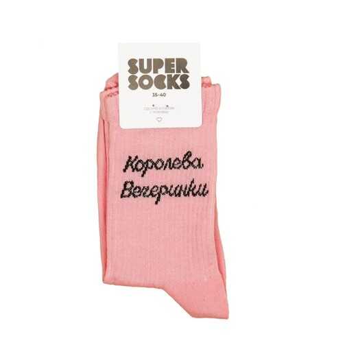 Носки женские Super Socks Koroleva Vecherinki розовые 36-40 в Эстель Адони