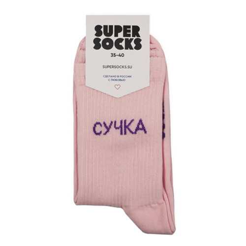 Носки женские Super Socks Suchka розовые 36-40 в Эстель Адони