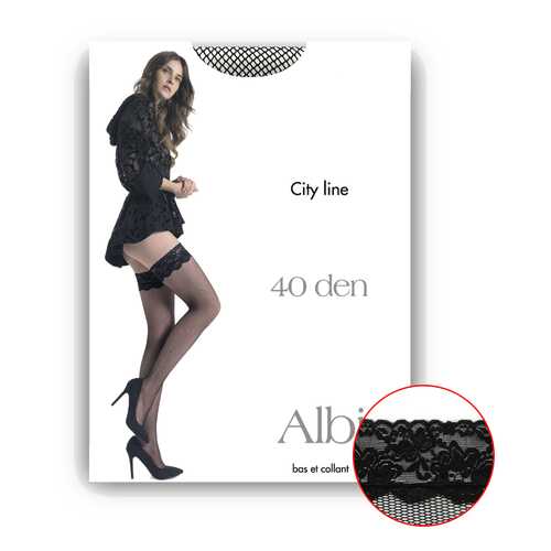 Чулки женские Pierre Cardin Cr ALBI0 черные 3 в Эстель Адони