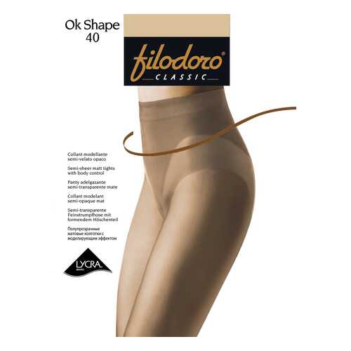 Колготки Filodoro Classic OK SHAPE 40/Playa/4 (L) в Эстель Адони