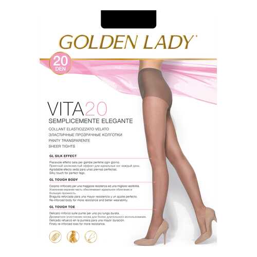 Колготки Golden Lady VITA 20, nero, 5/XL в Эстель Адони