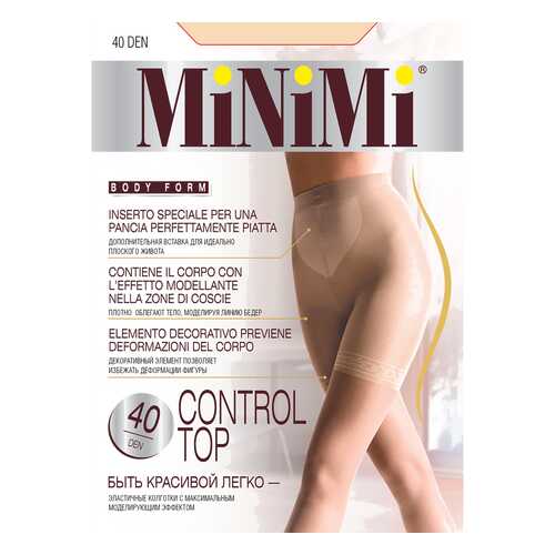 Колготки MiNiMi CONTROL TOP 40, caramello min, 3/M в Эстель Адони