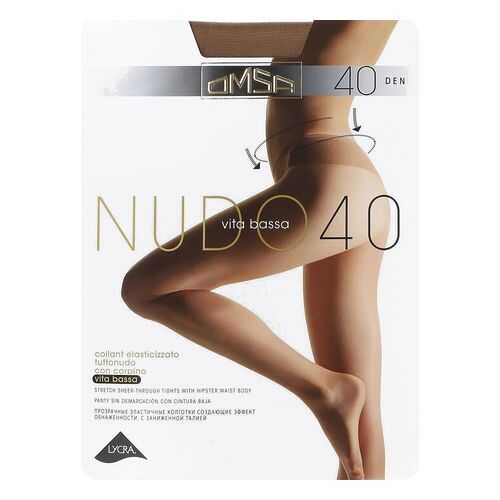 Колготки Omsa NUDO 40 VITA BASSA / Caramello (Телесный) / 2 (S) в Эстель Адони