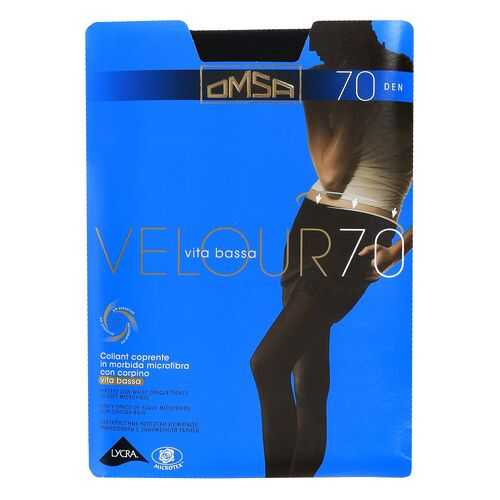 Колготки Omsa VELOUR 70 VITA BASSA / Nero (Черный) / 4 (L) в Эстель Адони