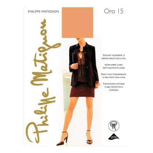 Колготки Philippe Matignon ORO 15 / Playa Nature (Светло-телесный) / 5 (XL) в Эстель Адони