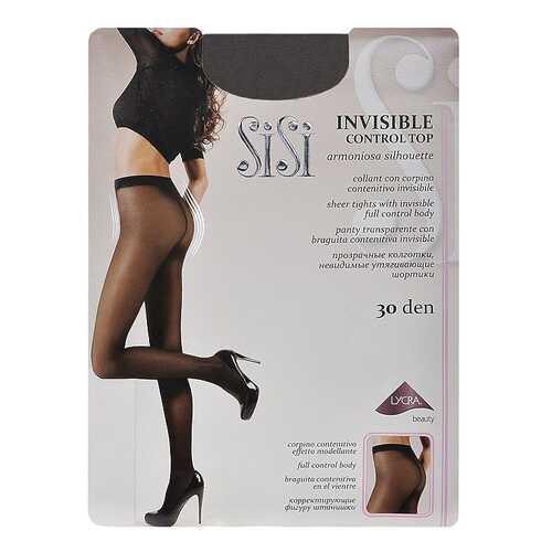 Колготки SiSi INVISIBLE CONTROL TOP 30 / Grafite (Мокрый асфальт) / 3 (M) в Эстель Адони