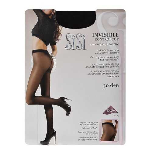 Колготки SiSi INVISIBLE CONTROL TOP 30 / Nero (Черный) / 4 (L) в Эстель Адони