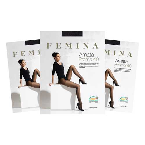 Колготки женские FM Amata Promo 40 den nero 3/M (набор 3 шт.) в Эстель Адони